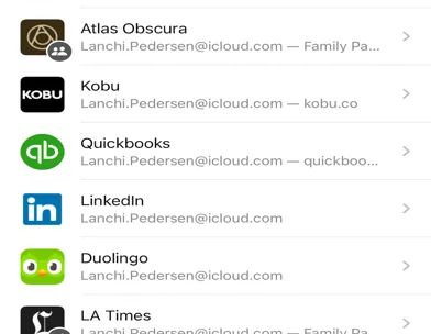 Passwords screenshot 1