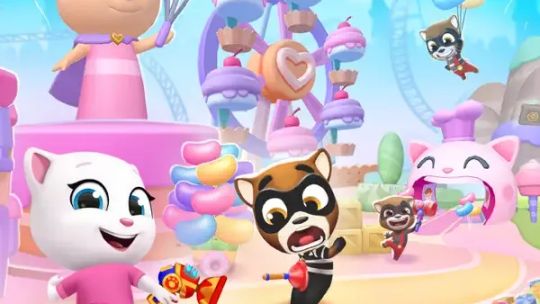 Talking Tom Blast Park screenshot 2