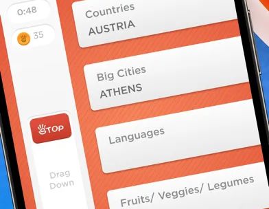 Stop - Categories Word Game screenshot 1