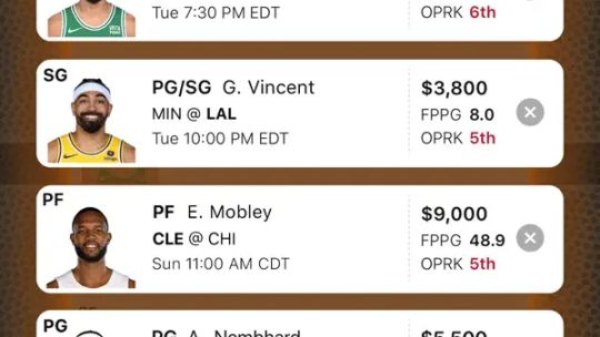 DraftKings Fantasy Sports screenshot 3