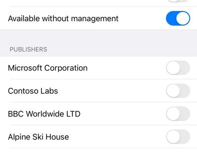 Portal de empresa de Intune screenshot 5
