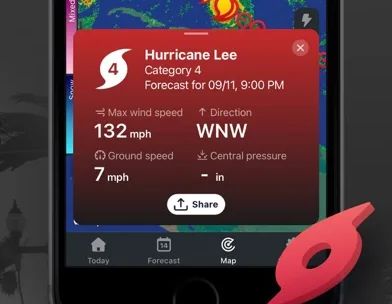 Clime: Погодний радар Live screenshot 2