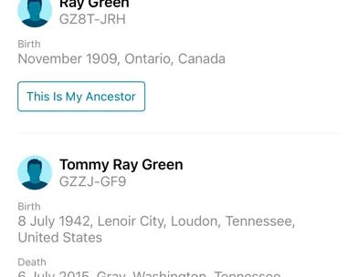 FamilySearch Дерево screenshot 1