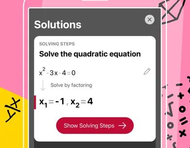 Photomath screenshot 2