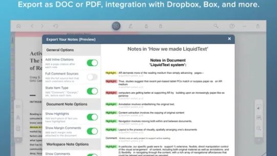 LiquidText screenshot 5