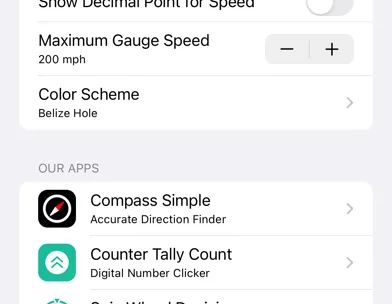 Speedometer Simple screenshot 5
