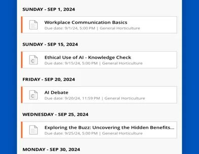 Blackboard screenshot 5