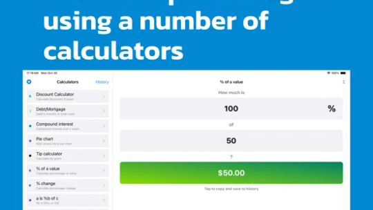 Financial Calculator: Percent screenshot 1