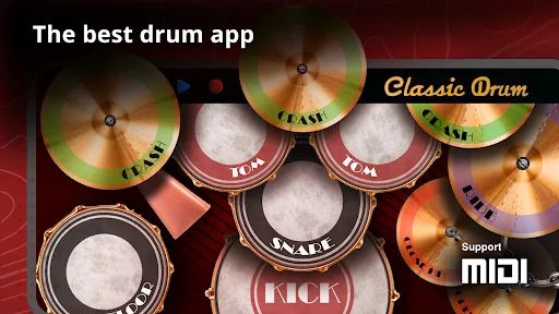Classic Drum: цифрові барабани screenshot 1