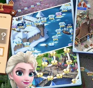 Disney Frozen Free Fall Games screenshot 3