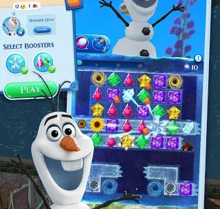 Disney Frozen Free Fall Games screenshot 5