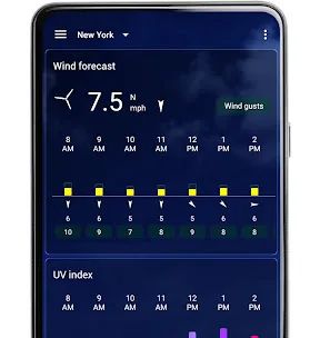 Transparent clock and weather screenshot 4