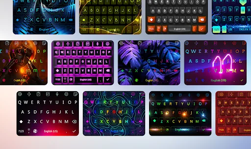 LED Keyboard: Colorful Backlit screenshot 1