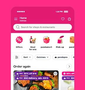 foodpanda: food & groceries screenshot 2