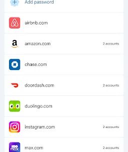 Google Password Manager screenshot 1