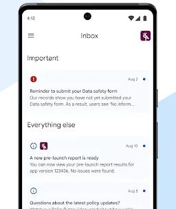 Google Play Console screenshot 3