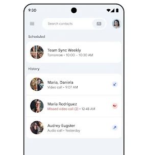 Google Meet screenshot 1