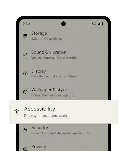 Спеціальні можливості Android screenshot 1