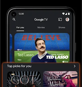 Google TV screenshot 2