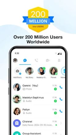 imo-International Calls & Chat screenshot 1