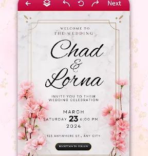 Wedding Invitation Card Maker screenshot 3