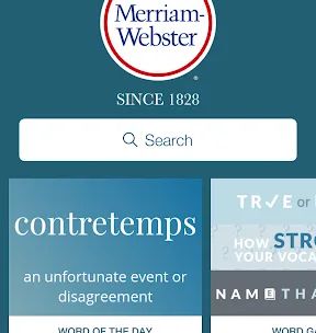 Dictionary - Merriam-Webster screenshot 1