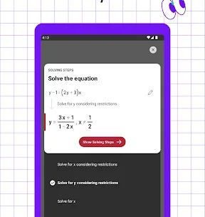 Photomath screenshot 2
