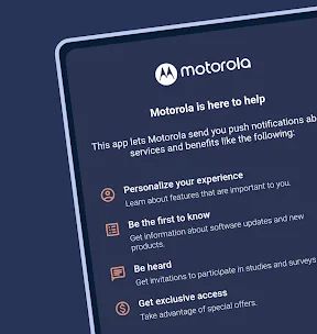 Motorola Notifications screenshot 1