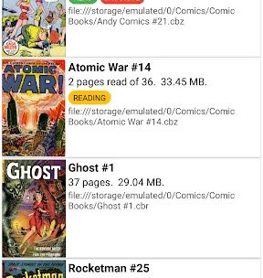 CDisplayEx Comic Reader Lite screenshot 1
