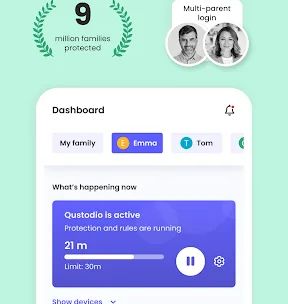 Qustodio Parental Control App screenshot 1