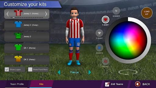 Pro League Soccer screenshot 3