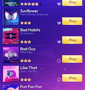 Rhythm Tiles : Piano Game screenshot 1