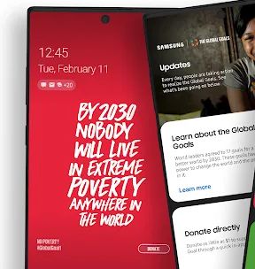Samsung Global Goals screenshot 1