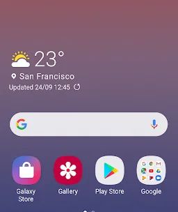Samsung One UI Home screenshot 1