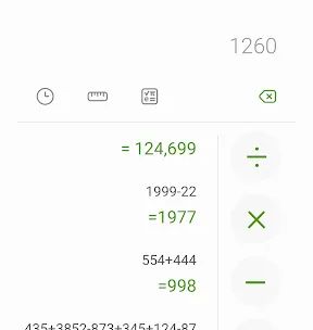 Samsung Calculator screenshot 2