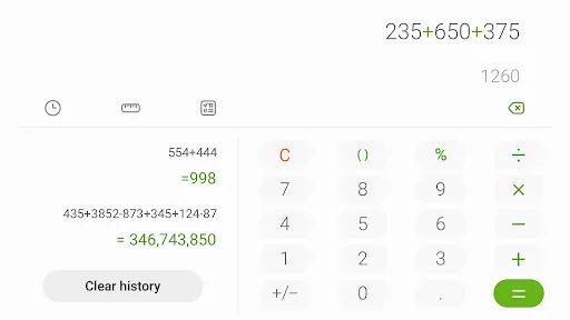 Samsung Calculator screenshot 4