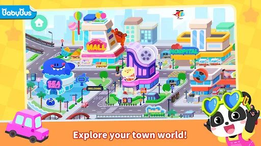 Baby Panda's Town: My World screenshot 1