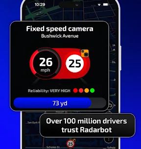Radarbot: Radar Detector, GPS screenshot 1