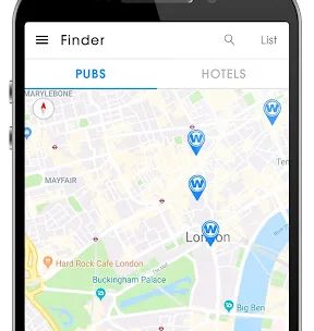 Wetherspoon screenshot 1