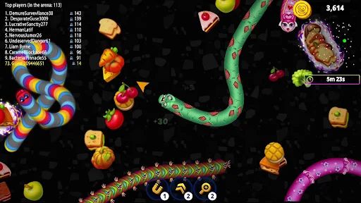 Черв'ячна Зона .io: Онлайн Гра screenshot 1