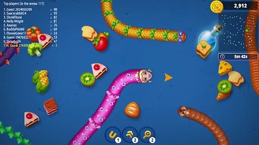 Черв'ячна Зона .io: Онлайн Гра screenshot 2