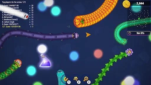 Червячная Зона .io Онлайн Игра screenshot 3