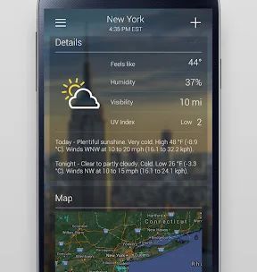 Yahoo Weather: Forecast & Maps screenshot 3