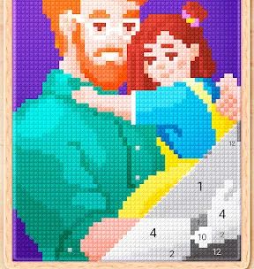 Magic Cross Stitch: Pixel Art screenshot 2