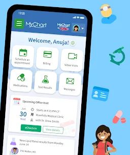 MyChart screenshot 1