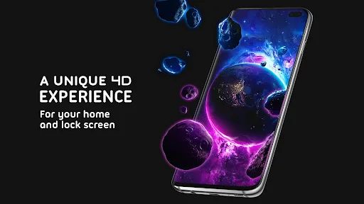 Pixel 4D™ Live Wallpapers 4K screenshot 1