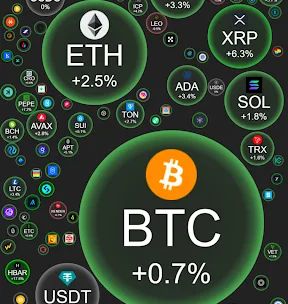 Crypto Bubbles screenshot 1