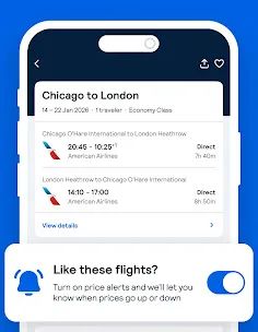 Skyscanner – авіарейси, готелі screenshot 5