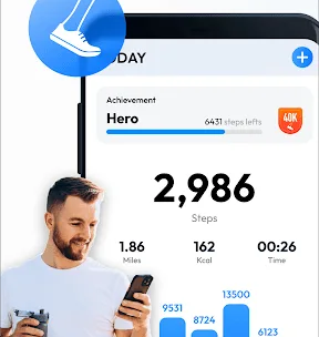 Pedometer - Step Counter screenshot 2