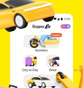 Yandex Go: Taxi Food Delivery screenshot 2